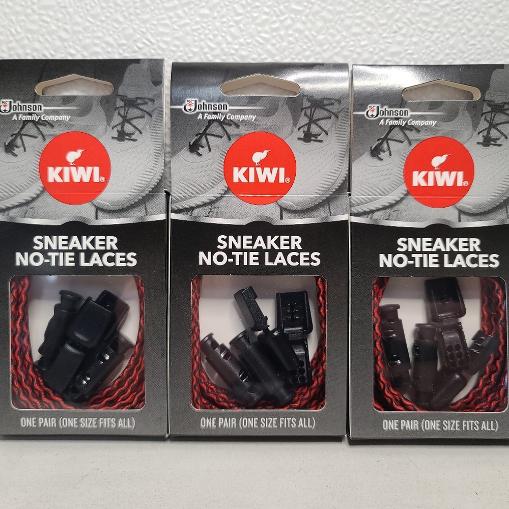 3 Pack Kiwi No Tie Sneaker Laces